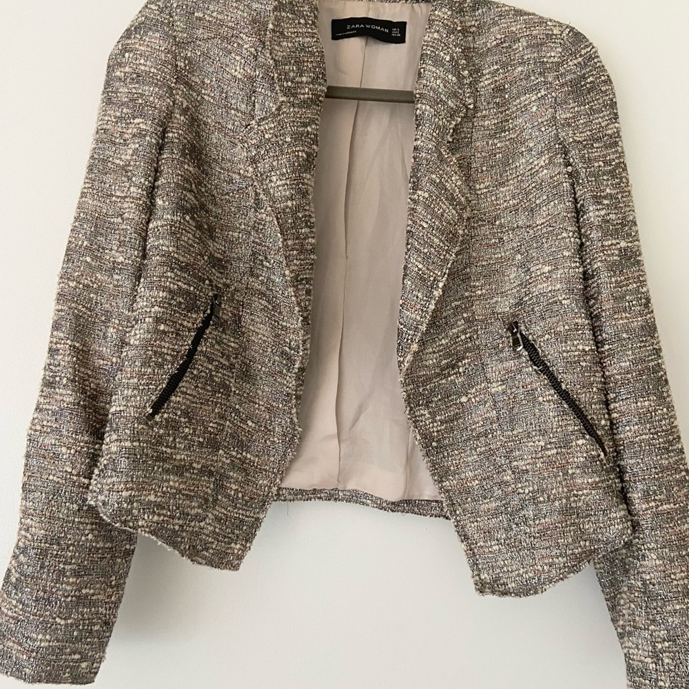 Zara shimmer jacket/blazer